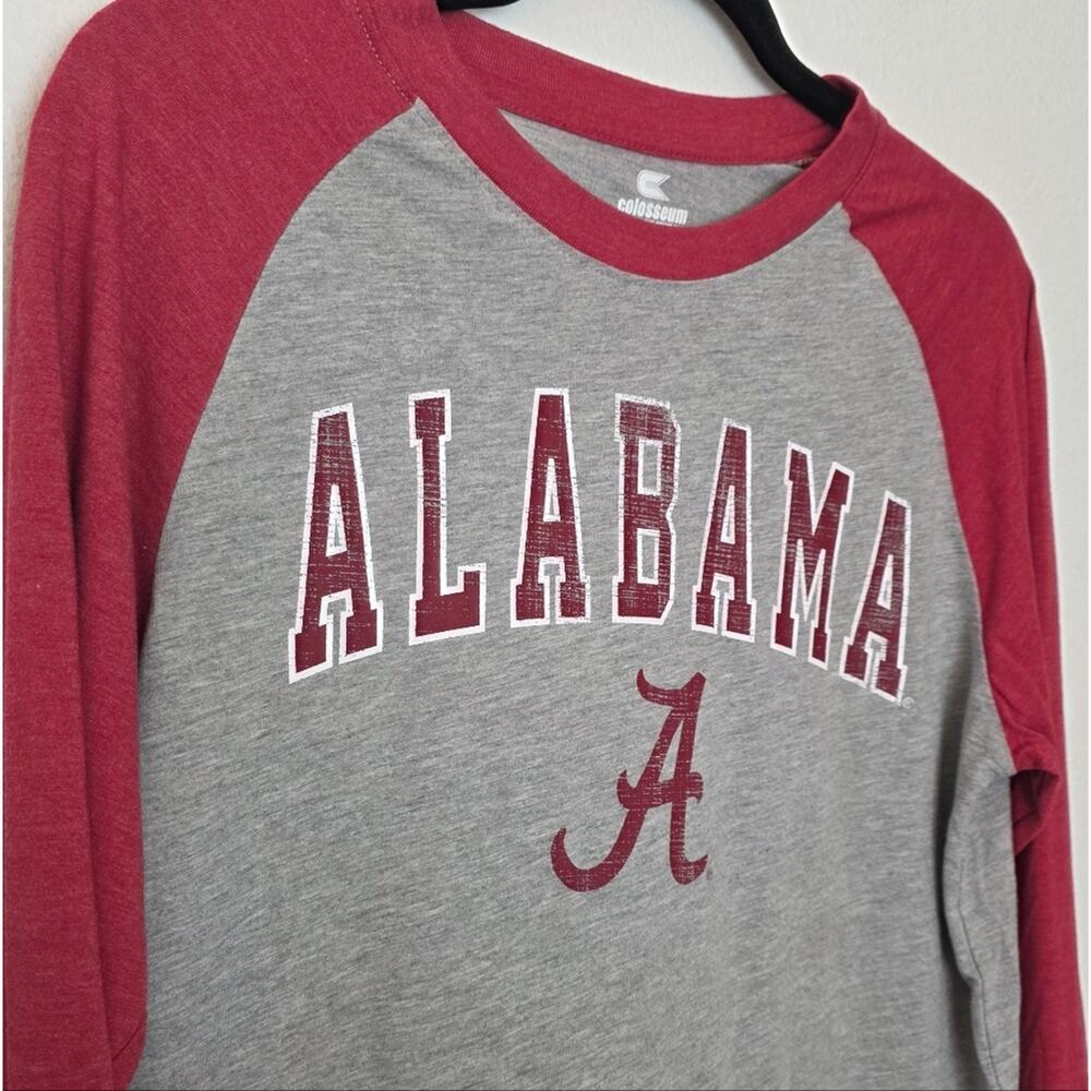 COLOSSEUM University Of Alabama Set Of 2 Long Sleeve Raglan T-Shirts Size M - Picture 3 of 16